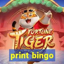 print bingo